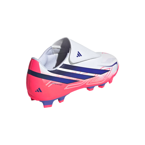 Adidas F50 Hyperfast Club Velcro Youth Firm Ground Cleats