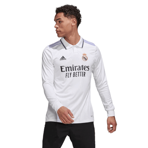 Adidas Real Madrid 22/23 Long Sleeve Home Jersey