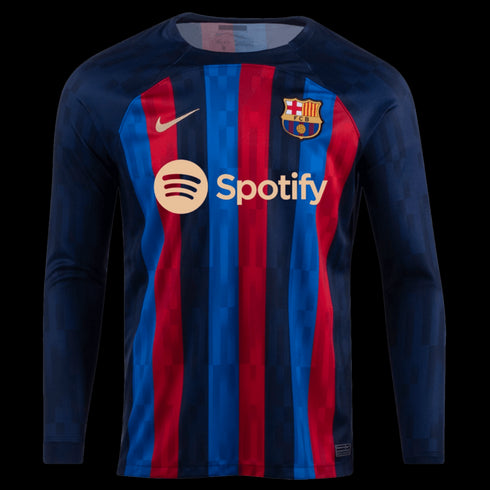 Nike Barcelona 22/23 Long Sleeve Home Jersey