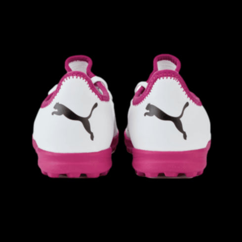 Puma Future 4.3 Youth Turf Soccer Shoes - White/Pink