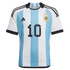 Adidas Argentina 22/23 Youth Home Messi Jersey HL8422