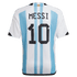 Adidas Argentina 22/23 Youth Home Messi Jersey HL8422