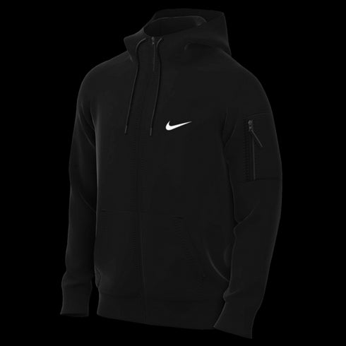 Nike Men's Therma-FIT Full Zip Fitness Hoodie - Black