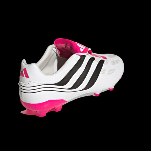 Adidas Predator Precision.3 FG Soccer Cleats - White / Black / Pink