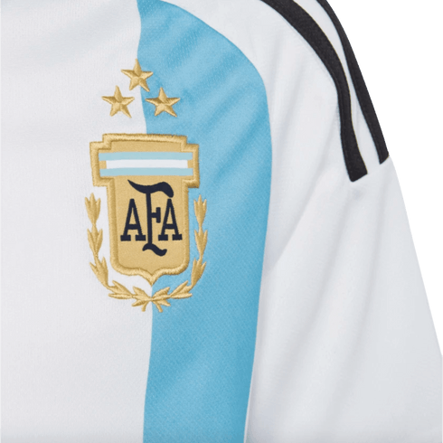 Adidas Argentina 2022 Youth 3-Star Winners Home Jersey IB3595