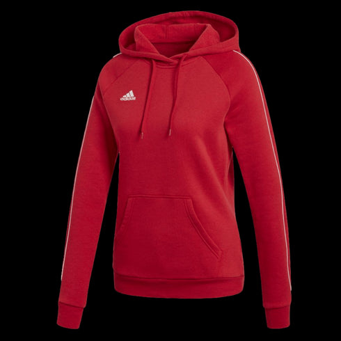 Adidas Core 18 Womens Hoodie - Red CY8260