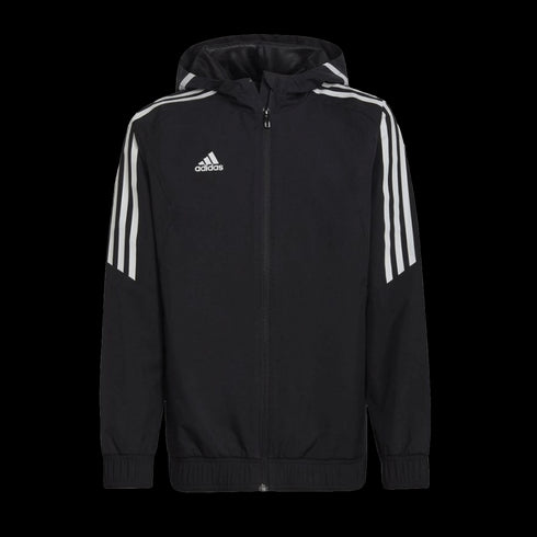 Adidas Condivo 22 All Weather Youth Jacket - Black HA6253