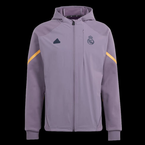 Adidas Real Madrid Designed for Gameday Full Zip Hoodie HY0635