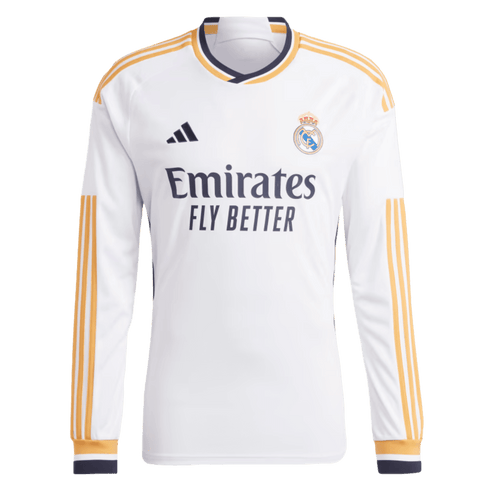 Adidas Real Madrid 23/24 Long Sleeve Home Jersey IB0018