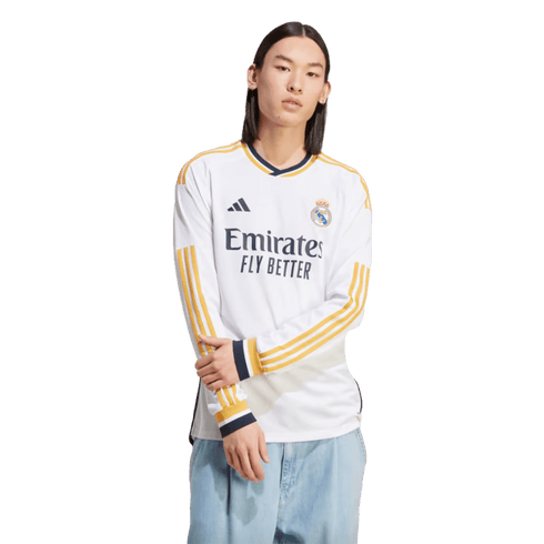 Adidas Real Madrid 23/24 Long Sleeve Home Jersey IB0018