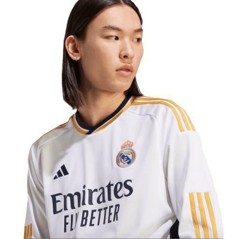 Adidas Real Madrid 23/24 Long Sleeve Home Jersey IB0018