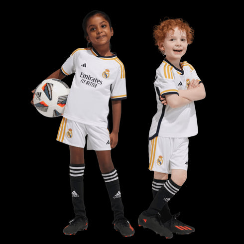 Adidas Real Madrid 23/24 Little Kids Home Mini Kit IB0008