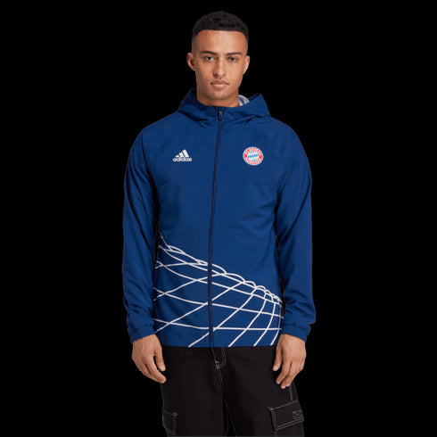 Adidas Bayern Munich Windbreaker Jacket HT8828