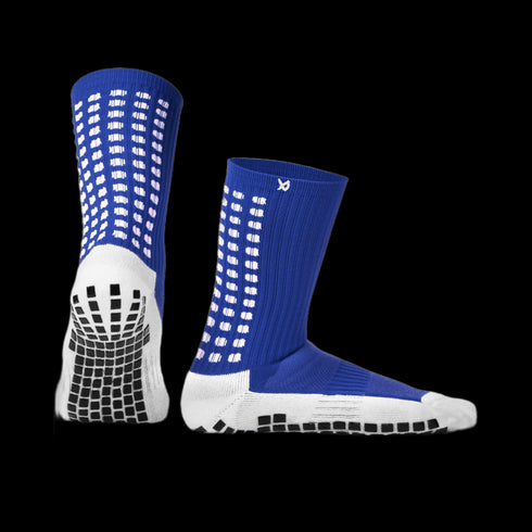 Lux v1.2 Anti Slip Calf Sports Socks - Blue LUXCBLU