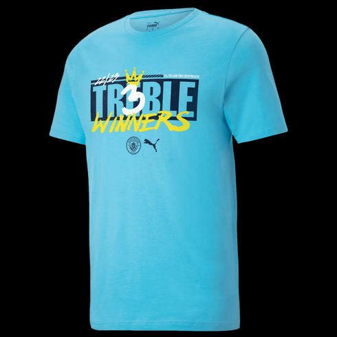 Puma Manchester City 22/23 Treble Winners Youth Tee 778683-04
