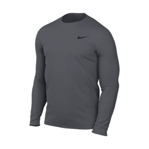 Nike Dri-FIT Long Sleeve Tee - Carbon Heather DV7298-091