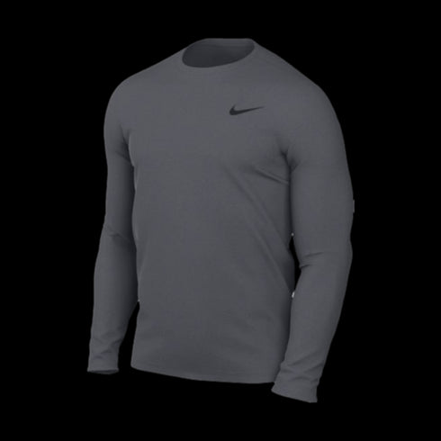Nike Dri-FIT Long Sleeve Tee - Carbon Heather DV7298-091