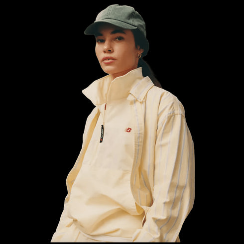 New Balance Made In USA Quarter Zip Jacket - Yellow MJ31540-DGL