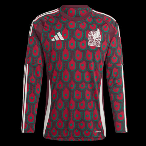 Adidas Mexico 2024 Long Sleeve Home Jersey IP6381