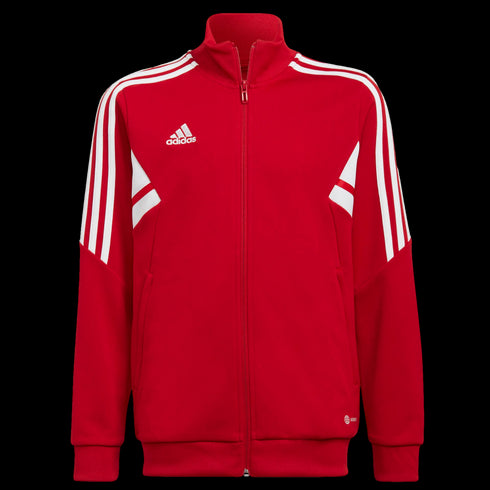 Adidas Condivo 22 Youth Track Jacket - Red HA6256