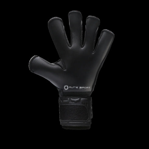 Elite Sport Black Solo Fingersave Goalkeeper Gloves 319