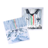 Puma x KidSuper Studios C.F. Monterrey soccer jersey and matching box featuring artistic watercolor stripes and mountain graphics.