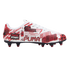 White and red Puma soccer cleat with arcade-style graphics including Christian Pulisic's name, stats, and "PRESS START" text.