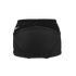 Black Nike neck warmer featuring a fleece top section, a grid-textured bottom, and a small white swoosh logo.