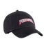 A black, washed-cotton baseball cap with "PORTUGAL" embroidered in an arch across the front. The letters are light blue with a red outline.
