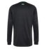 Back view of a black long-sleeved jersey featuring a subtle tonal geometric pattern and a small Mexico logo on the upper back neck area.