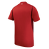 Back view of a red Türkiye sports jersey with white "TÜRKİYE" text at the neck and dark red side panels.
