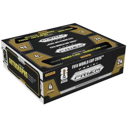 Panini World Cup 2026 Prizm Trading Card Box (24 packs)