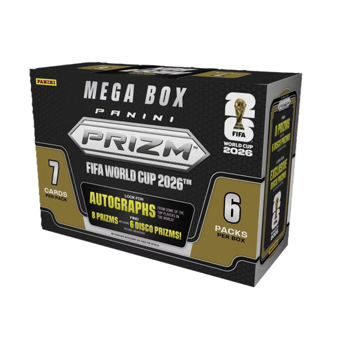 Panini World Cup 2026 Prizm Trading Cards Mega Box