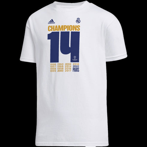 Adidas Real Madrid Champions Amplifier Youth Tee IL8492