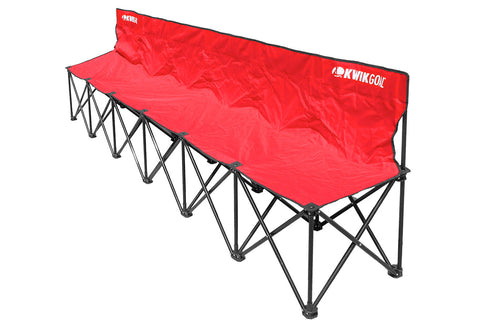 Kwik Goal 6-Seat Kwik Bench Red 9B9061