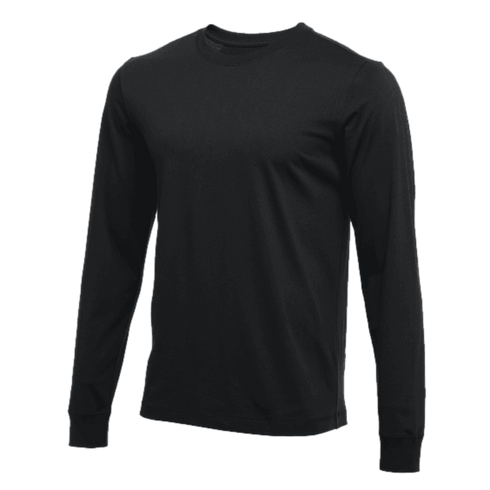 Nike Youth Cotton L/S T-Shirt - Black CJ1777-010