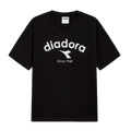 Diadora Athletic Logo Short Sleeve T-Shirt - Black 502.180635-80013