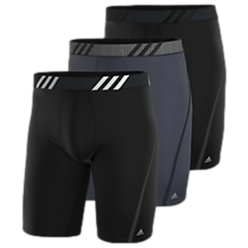 Adidas Sport Performance Mesh Long Boxer Brief (3 Pack) - Black 5154338