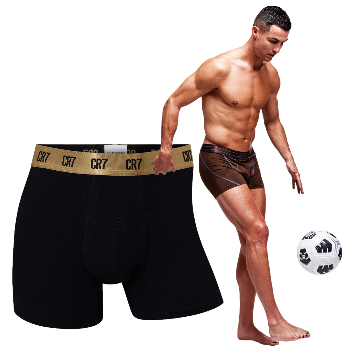 CR7 Underwear Cotton Blend Trunks (4 Pack) 8104-49-2491