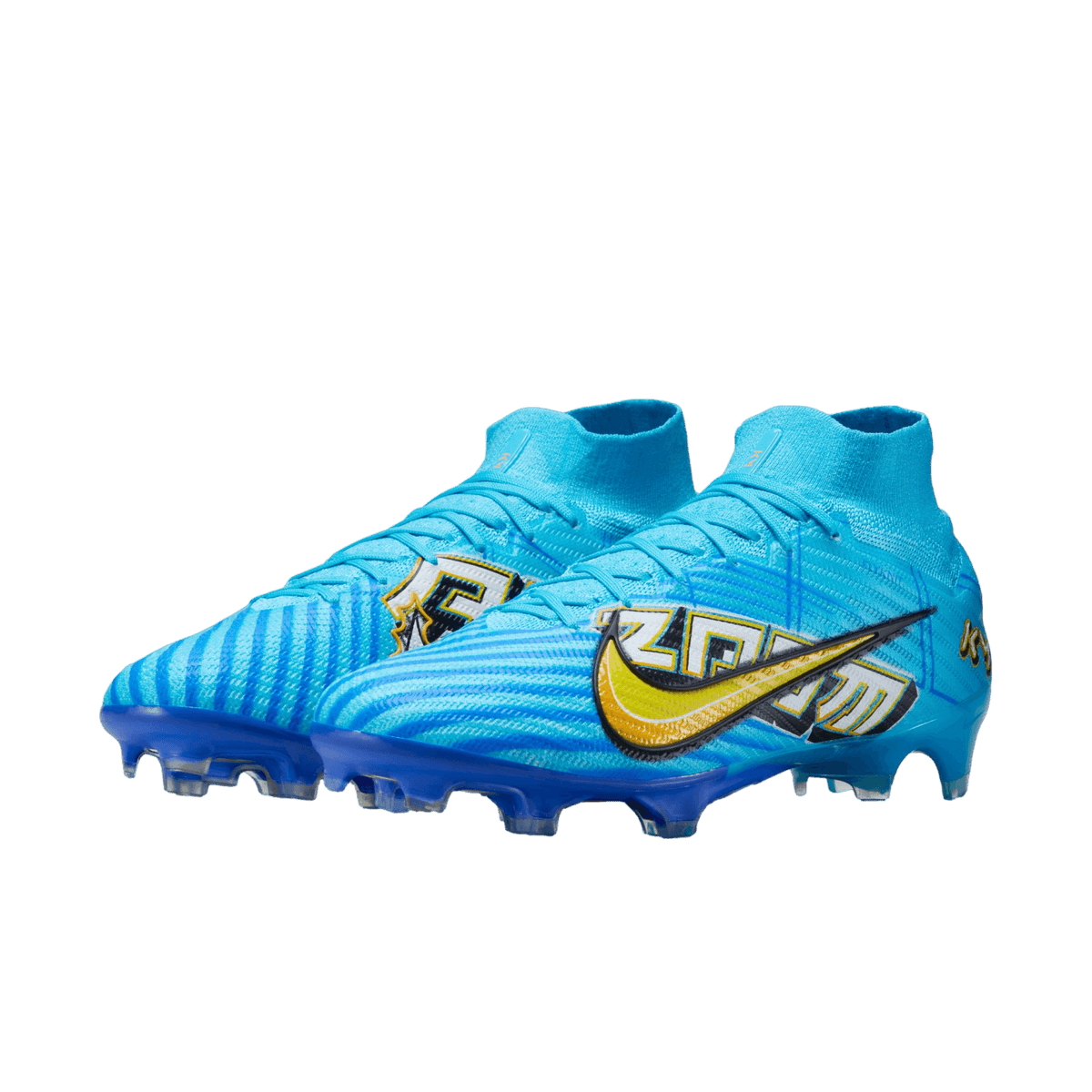 Nike Zoom Mercurial Superfly 9 Elite KM Mbappe Firm Ground Cleats DO9342-400
