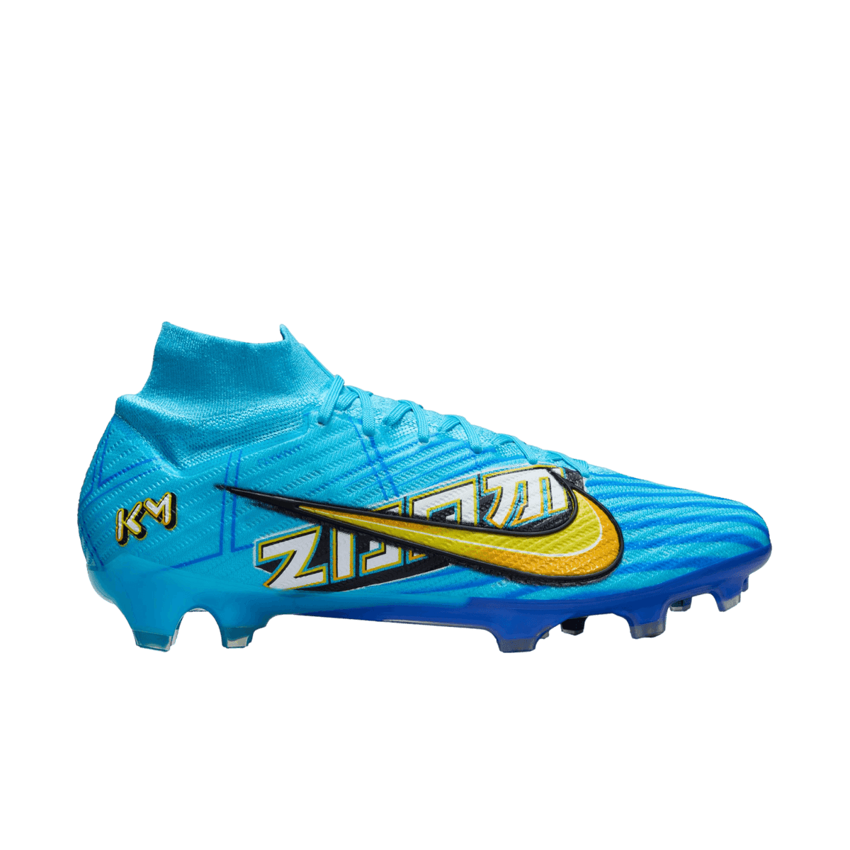 Nike Zoom Mercurial Superfly 9 Elite KM Mbappe Firm Ground Cleats DO9342-400