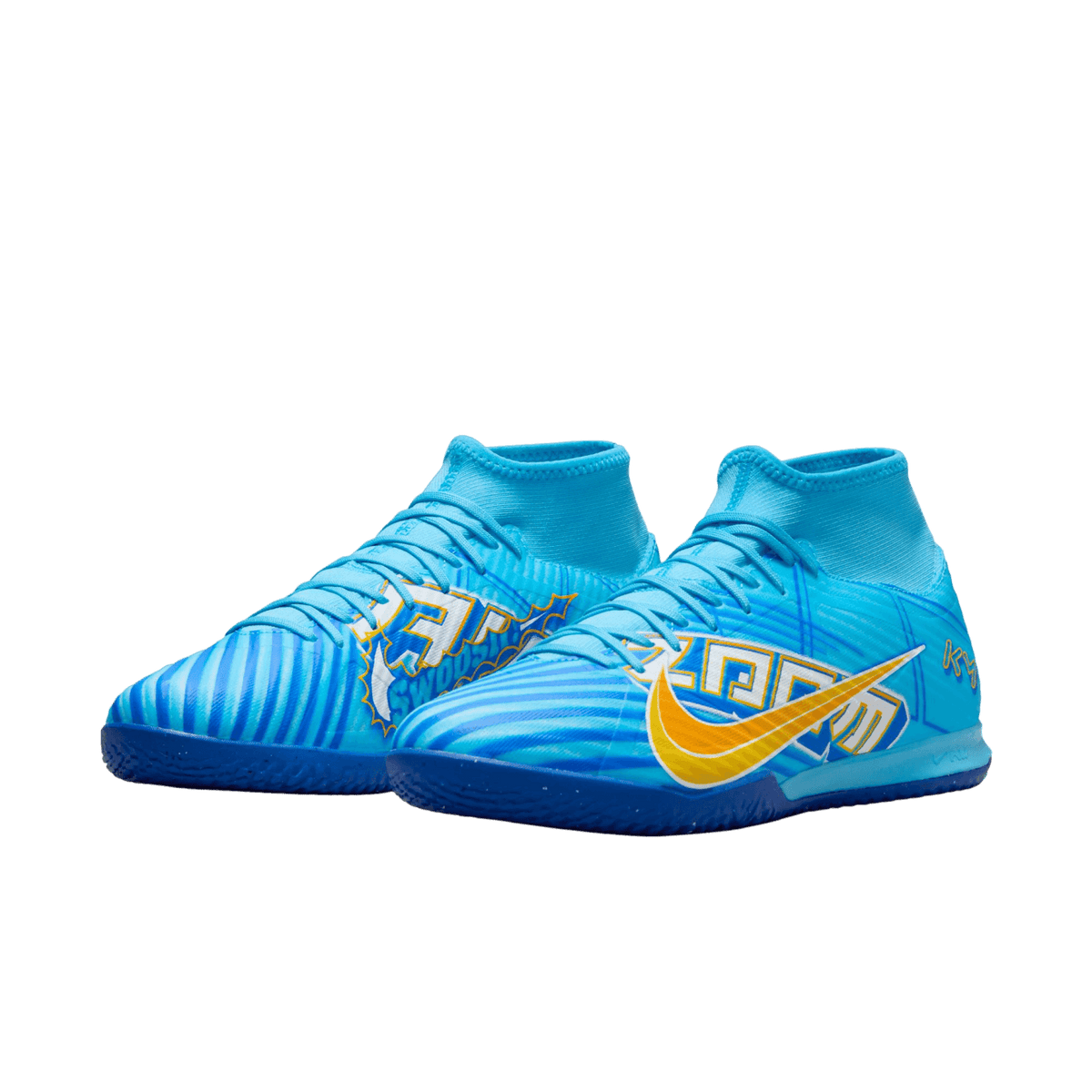 Nike Zoom Mercurial Superfly 9 Academy KM Mbappe Indoor Shoes DO9346-400