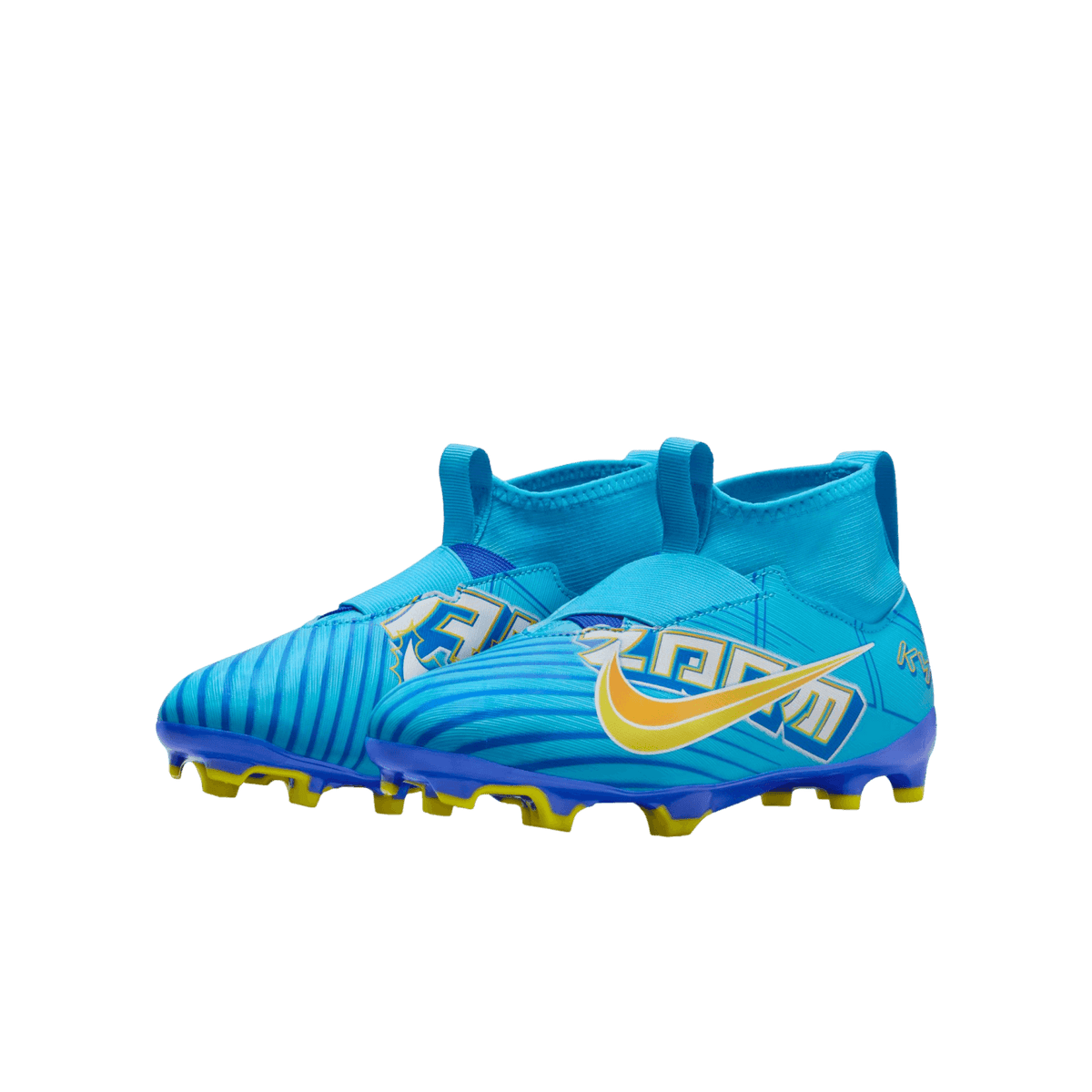 Nike Mercurial Zoom Superfly 9 Academy KM Mbappe Youth MG Firm Ground Cleats DO9790-400