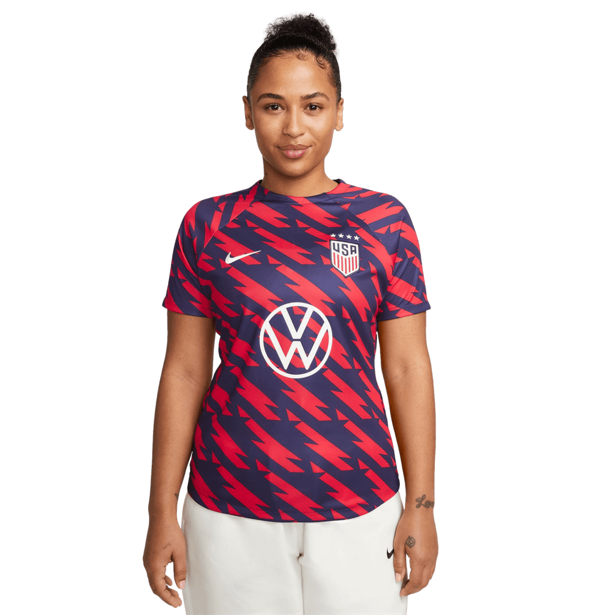Nike USA Academy Pro Womens Pre-Match Jersey DR5046-689