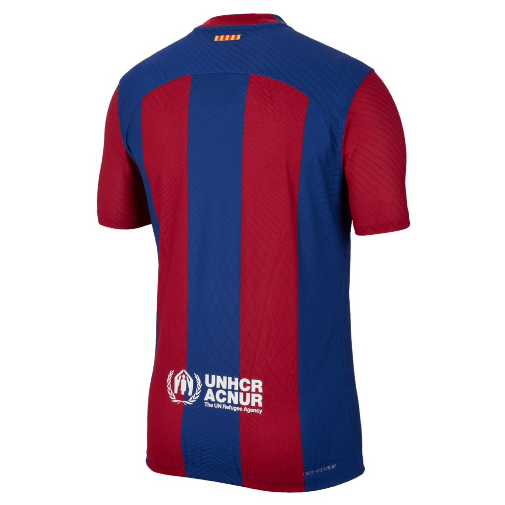 (NIKE-DX2615-456) Nike Barcelona 23/24 Authentic Home Jersey [DEEP ROYAL BLUE/NOBLE RED/WHITE] (Launch 6/5/23)