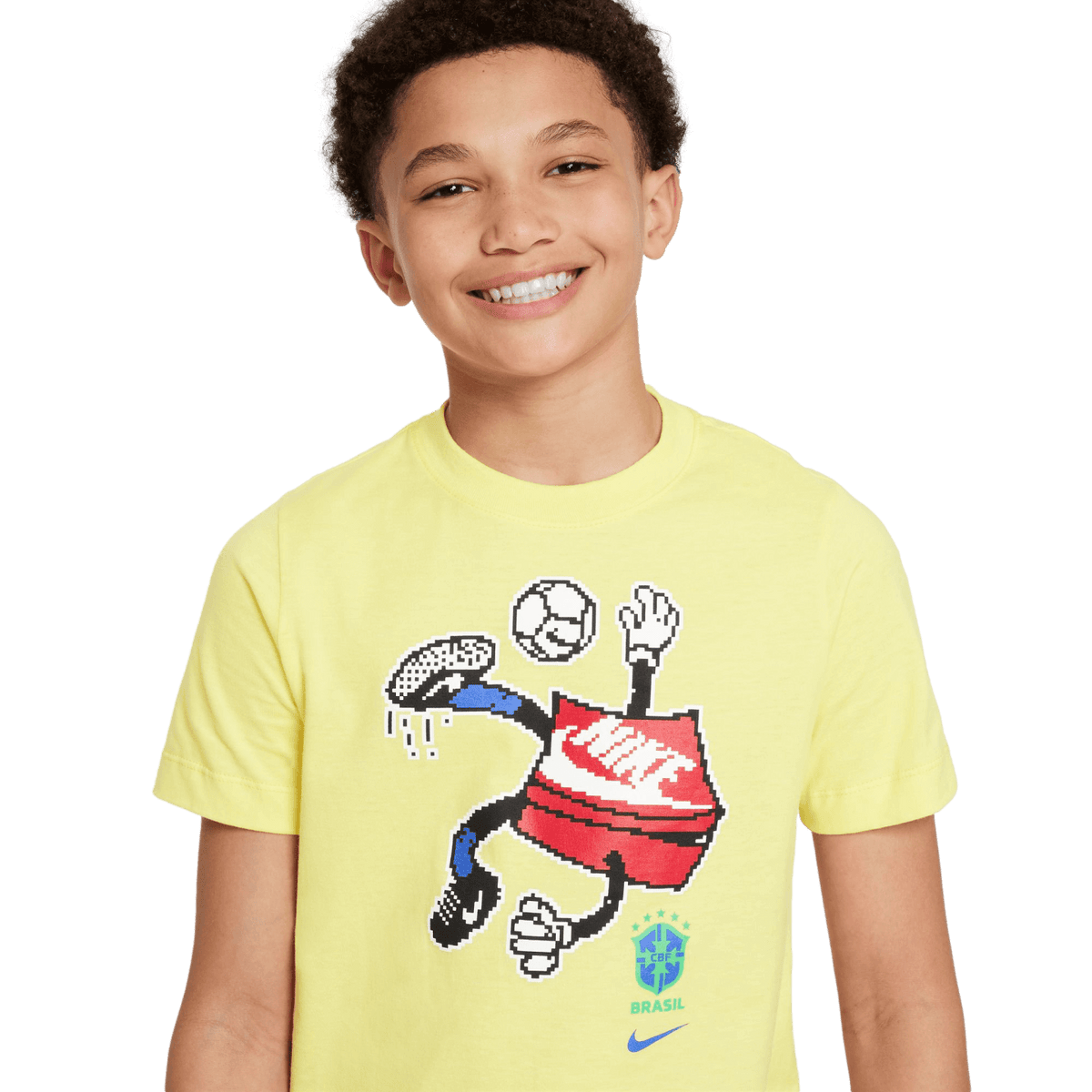 Nike Brazil Shoebox Character Youth Tee FZ0192-740