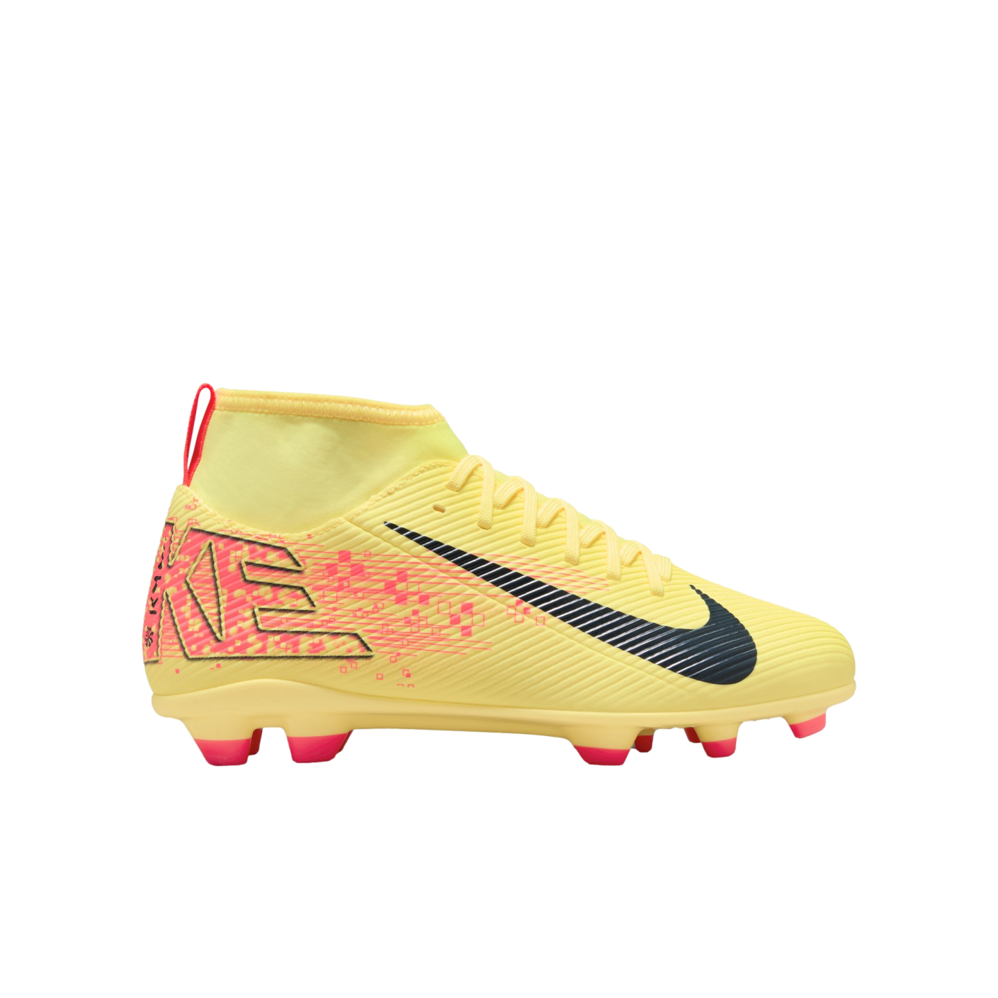 Nike Mercurial Superfly 10 Club KM Mbappe Botas de futbol para terreno firme para jovenes color naranja HF6283 800 U90 Soccer