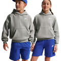 Nike Club Fleece Oversized Youth Hoodie - Grey