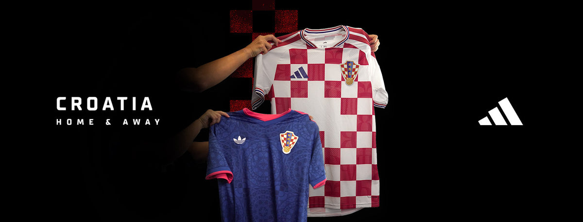 Croatia 2026 home and away jerseys. Shop now