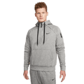 Nike Men's Therma-FIT 1/4 Zip Fitness Soccer Hoodie - Grey